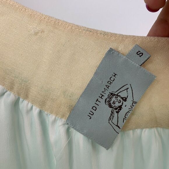 Judith March One Shoulder Embroidered Teal Dress S - Picture 8 of 9